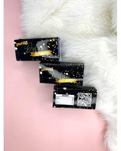 Boîte de Smarties – Bonbons personnalisés - Étiquette sur-mesure imprimée