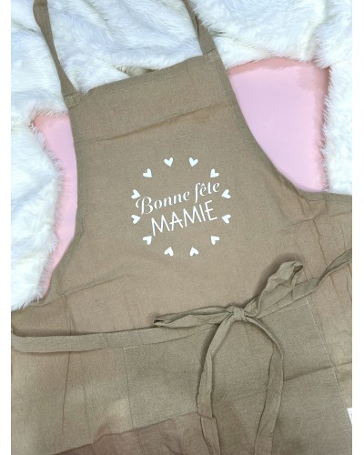 Tablier en coton recyclé