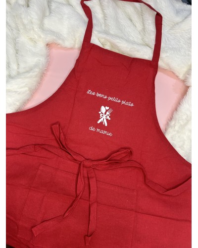 Tablier « les bons petits plats de mamie »
