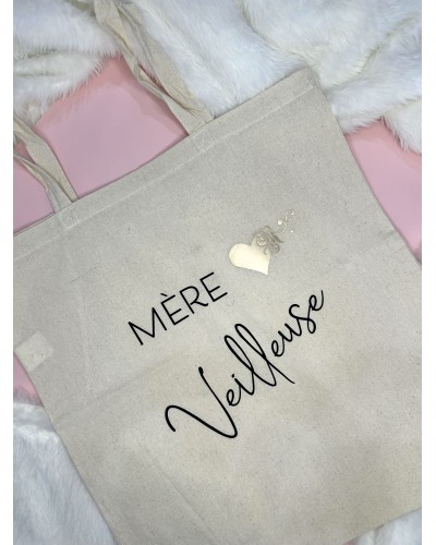 Tote bag “Mère-veilleuse” – Petit cadeau pour maman