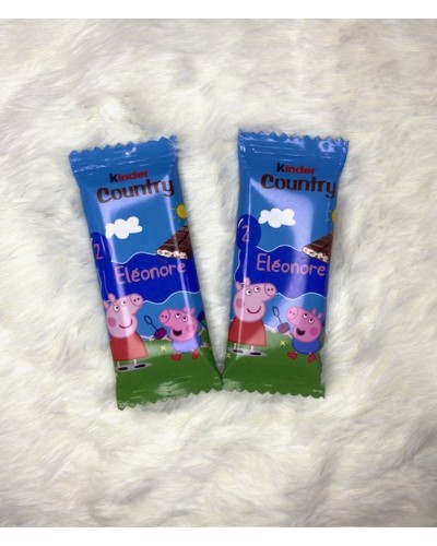 Kinder country personnalisé - chocolats gourmands à offrir pour toutes les occasions