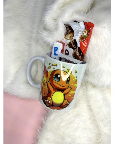 Mug garni Kinder - thème Pokémon