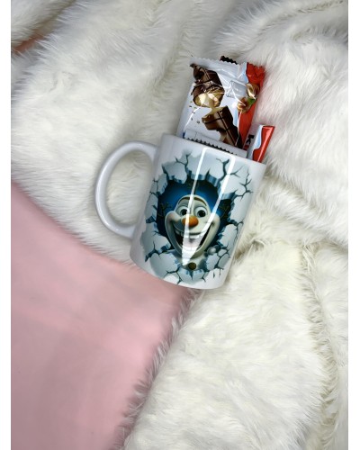 Mug garni Kinder - thème Reine des neiges