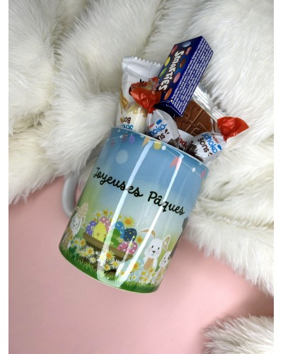 Mug garni Kinder - personnalisable