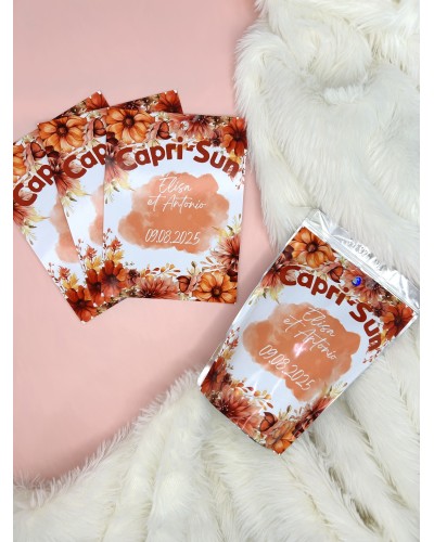 Étiquettes personnalisées Capri-Sun – Lot de 4 – Cadeau original pour toutes les occasions