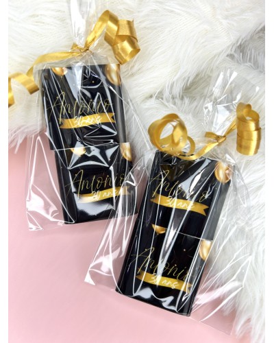 Duo de chocolats au lait en sachet – Cadeau gourmand et personnalisé pour toutes les occasions