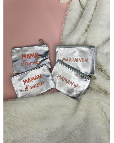 Porte-monnaie personnalisable en PVC brillant – Cadeau unique et pratique