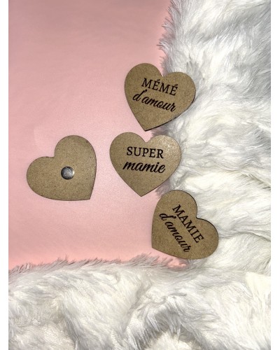 Magnet personnalisé en bois MDF 3mm – Découpe sur-mesure – Cadeau original à personnaliser