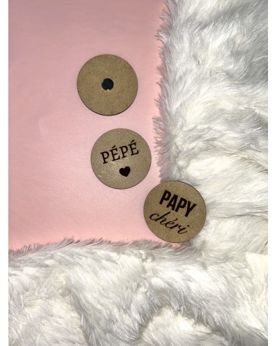 Magnet personnalisé en bois MDF 3mm – Découpe sur-mesure – Cadeau original à personnaliser
