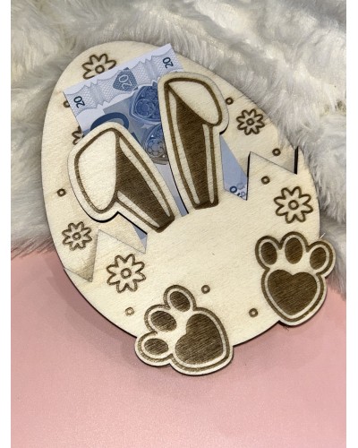 Porte-billet en bois personnalisé – Cadeau original avec gravure