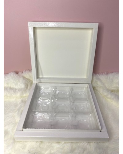 Boîte de chocolats personnalisée – 9 ou 16 compartiments – Cadeau idéal pour toutes les occasions